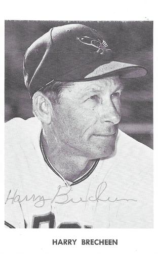 1966 Baltimore Orioles Photocards #NNO Harry Brecheen Front