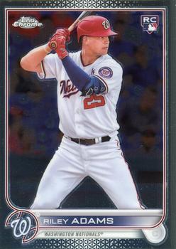 2022 Topps Chrome Sonic #103 Riley Adams Front