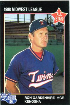 1988 Grand Slam Midwest League All-Stars - No MLB Logo #36 Ron Gardenhire Front