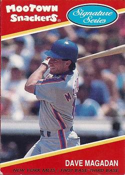 1991 MooTown Snackers - Foldout Panels #13 Dave Magadan Front