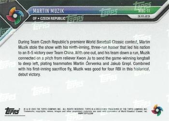 2023 Topps Now World Baseball Classic #WBC-11 Martin Muzik Back