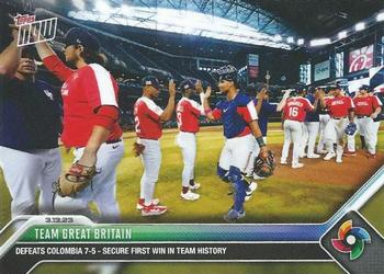 2023 Topps Now World Baseball Classic #WBC-38 Team Great Britain Front