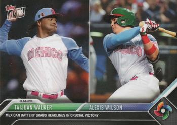 2023 Topps Now World Baseball Classic #WBC-45 Taijuan Walker / Alexis Wilson Front