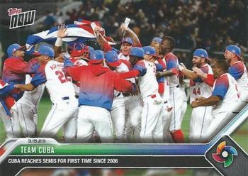 2023 Topps Now World Baseball Classic #WBC-48 Team Cuba Front