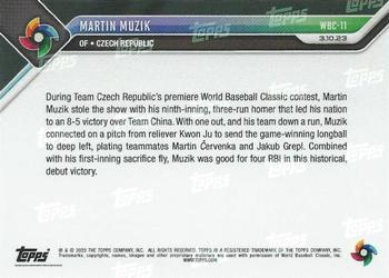 2023 Topps Now World Baseball Classic - Red #WBC-11 Martin Muzik Back