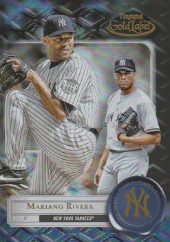 2022 Topps Gold Label - Class 1 Black #1 Mariano Rivera Front