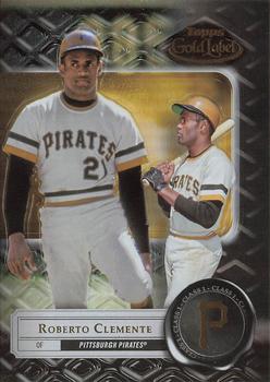 2022 Topps Gold Label - Class 1 Black #94 Roberto Clemente Front