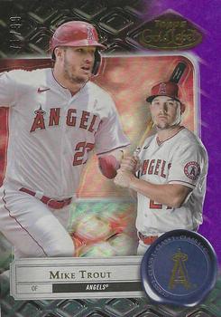 2022 Topps Gold Label - Class 1 Purple #43 Mike Trout Front