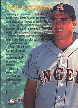 1994 Fleer - Tim Salmon: A.L. Rookie of the Year #1 Tim Salmon Back