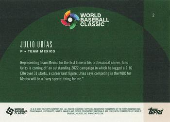 2023 Topps World Baseball Classic Global Stars #2 Julio Urias Back