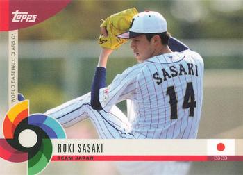 2023 Topps World Baseball Classic Global Stars #3 Roki Sasaki Front