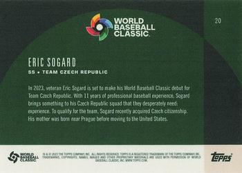 2023 Topps World Baseball Classic Global Stars #20 Eric Sogard Back
