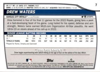 2023 Topps Big League #7 Drew Waters Back