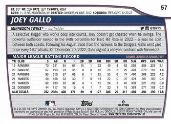 2023 Topps Big League #57 Joey Gallo Back