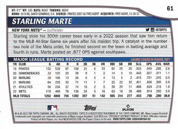 2023 Topps Big League #61 Starling Marte Back