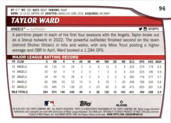 2023 Topps Big League #96 Taylor Ward Back