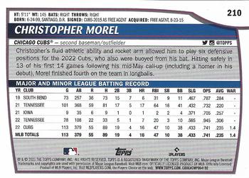 2023 Topps Big League #210 Christopher Morel Back