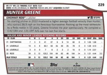 2023 Topps Big League #229 Hunter Greene Back