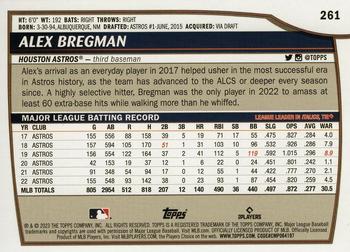 2023 Topps Big League #261 Alex Bregman Back