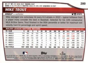 2023 Topps Big League #280 Mike Trout Back