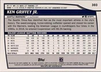 2023 Topps Big League #303 Ken Griffey Jr. Back