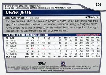 2023 Topps Big League #306 Derek Jeter Back