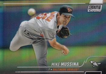 2022 Stadium Club Chrome - Refractor #303 Mike Mussina Front
