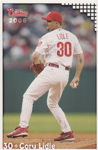 2006 Philadelphia Phillies Photo Cards #NNO Cory Lidle Front