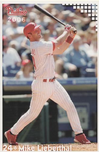 2006 Philadelphia Phillies Photo Cards #NNO Mike Lieberthal Front