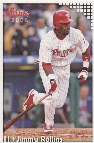 2006 Philadelphia Phillies Photo Cards #NNO Jimmy Rollins Front