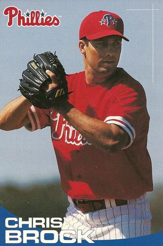 2000 Philadelphia Phillies #NNO Chris Brock Front