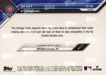 2023 Topps Now Road to Opening Day Chicago Cubs #OD-205 Ian Happ Back