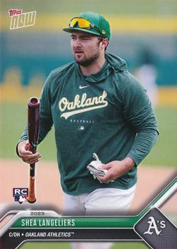 2023 Topps Now Road to Opening Day Oakland Athletics #OD-121 Shea Langeliers Front
