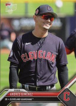 2023 Topps Now Road to Opening Day Cleveland Guardians #OD-63 Andres Gimenez Front