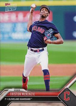 2023 Topps Now Road to Opening Day Cleveland Guardians #OD-64 Triston McKenzie Front