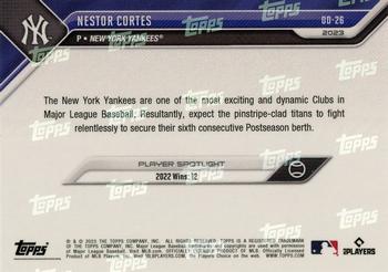 2023 Topps Now Road to Opening Day New York Yankees #OD-26 Nestor Cortes Back