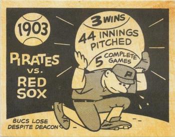 1967 Laughlin World Series - Promos #1 1903 Pirates vs Red Sox Front