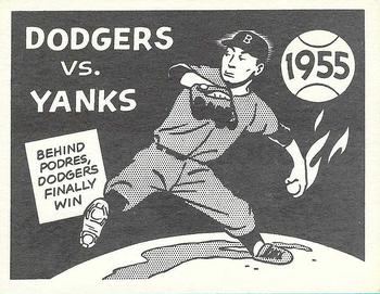 1967 Laughlin World Series - Promos #52 1955 Dodgers vs Yanks Front