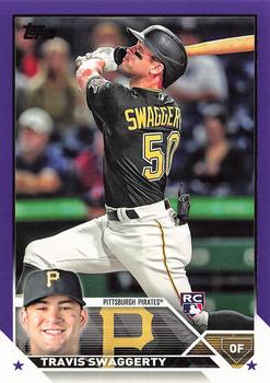 2023 Topps - Purple #67 Travis Swaggerty Front