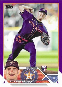 2023 Topps - Purple #111 Hunter Brown Front