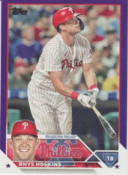 2023 Topps - Purple #221 Rhys Hoskins Front