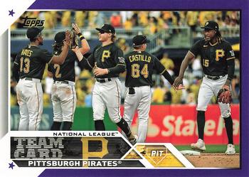 2023 Topps - Purple #430 Pittsburgh Pirates Front