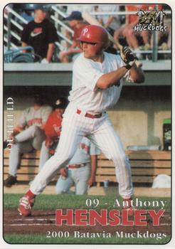 2000 Batavia Muckdogs #NNO Anthony Hensley Front