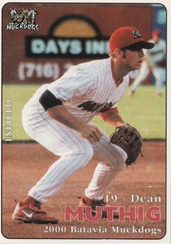 2000 Batavia Muckdogs #NNO Dean Muthig Front