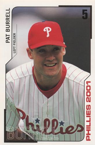 2001 Philadelphia Phillies #NNO Pat Burrell Front