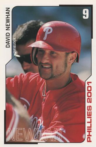 2001 Philadelphia Phillies #NNO David Newhan Front