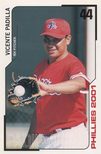 2001 Philadelphia Phillies #NNO Vicente Padilla Front