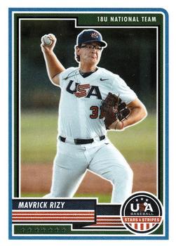 2023 Panini USA Baseball Stars & Stripes #14 Mavrick Rizy Front