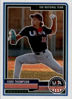 2023 Panini USA Baseball Stars & Stripes #17 Ford Thompson Front