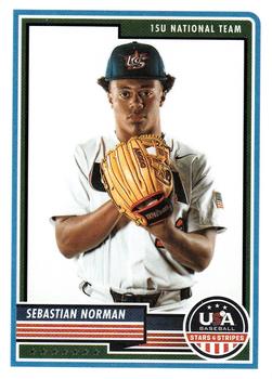 2023 Panini USA Baseball Stars & Stripes #36 Sebastian Norman Front